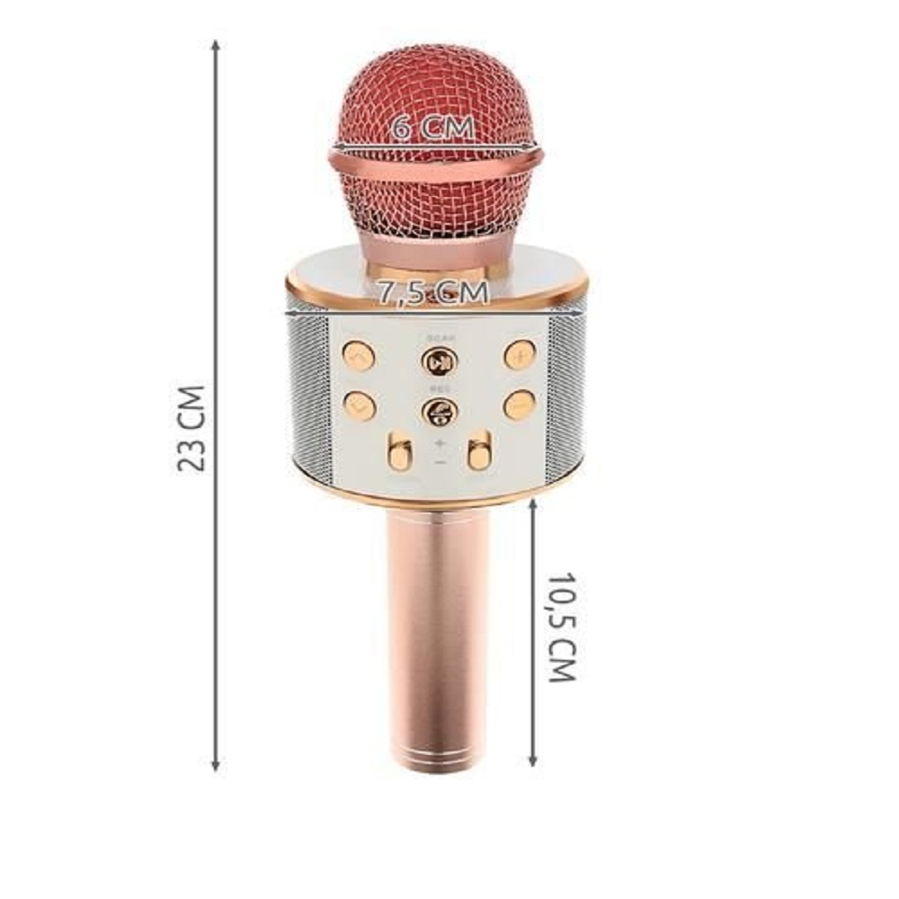 Bluetooth Karaoke mikrofon WS-858 (BBL) (BBV) (9)