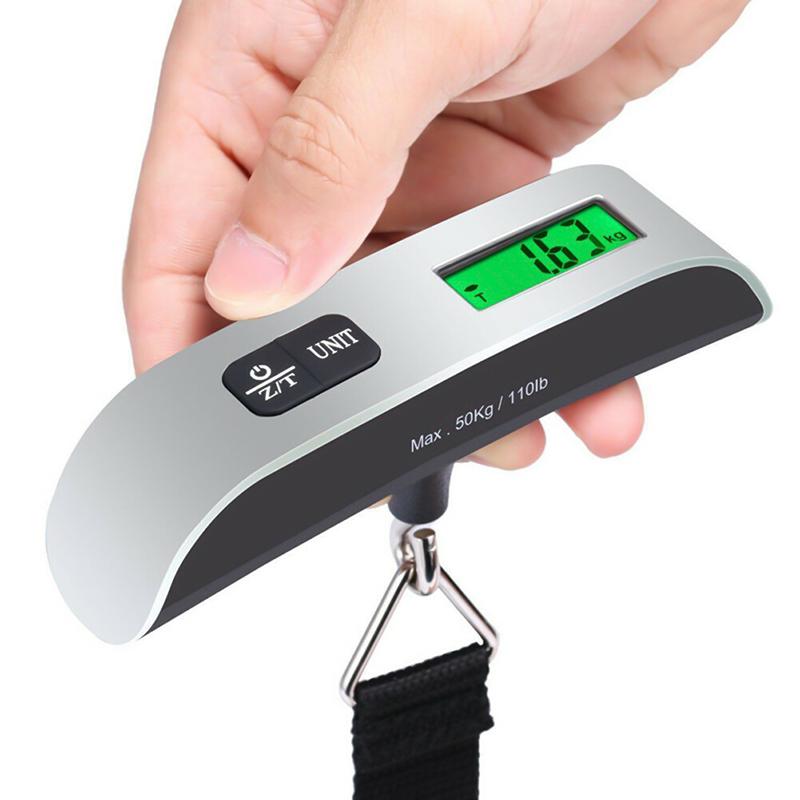 Digitális kézi bőröndmérleg poggyász súlymérő (2)