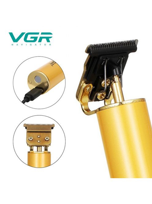 VGR akkumulátoros hordozható szakáll- és hajvágó – (V-225)