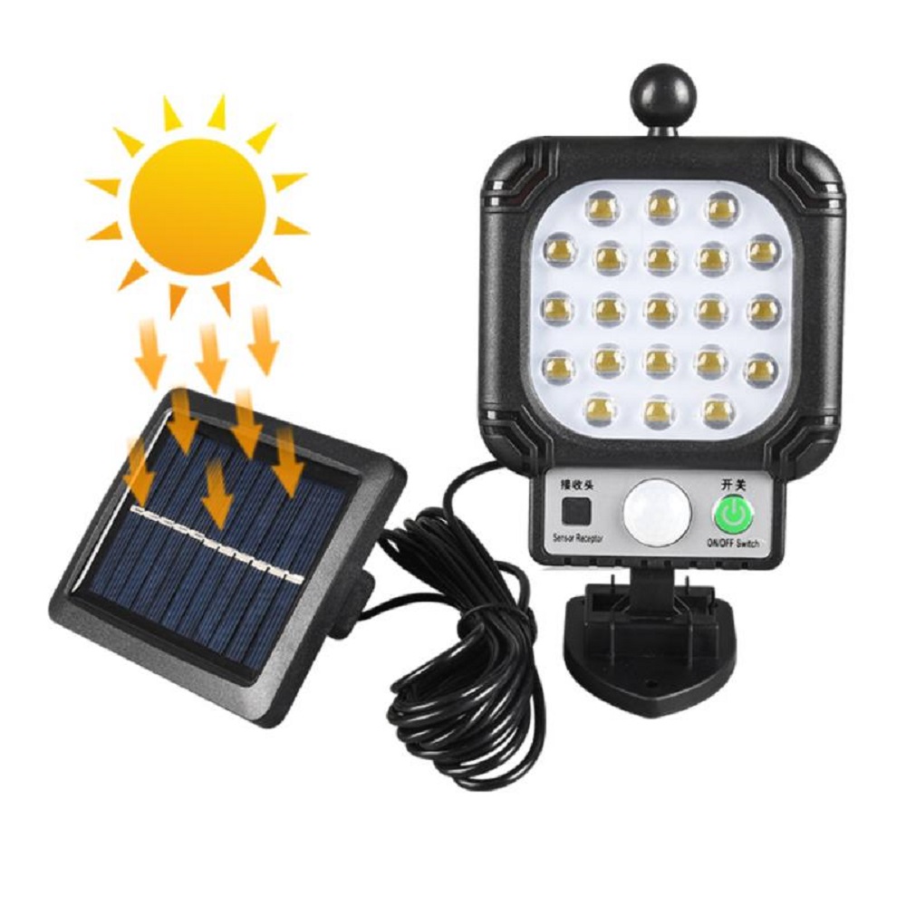 Kültéri napelemes mozgásérzékelős LED lámpa JX-996B (5)