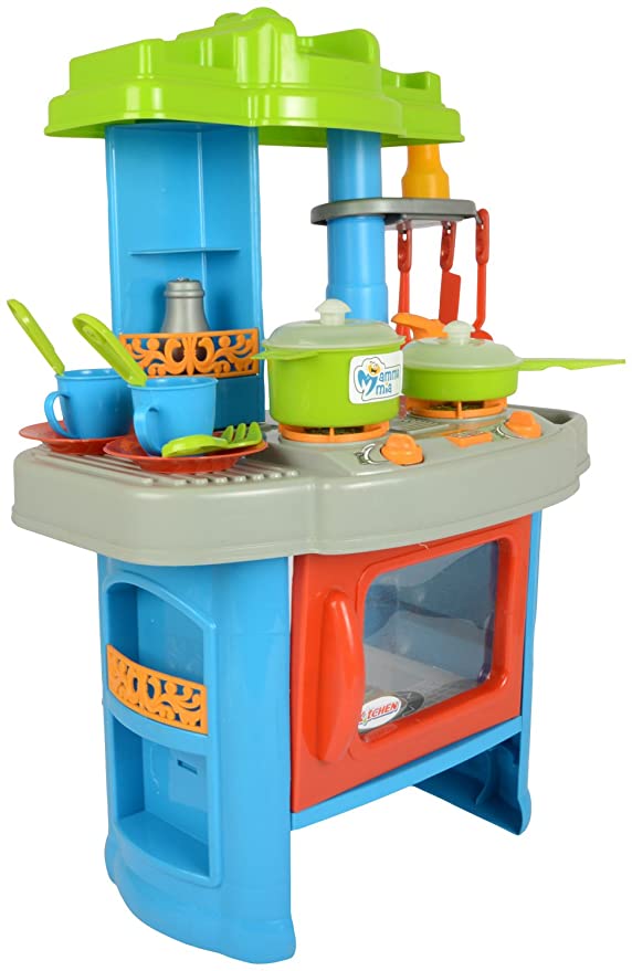 My litte kitchen játékkonyha kis séfeknek rengeteg kiegészítővel, hang- és fényeffektekkel (BBMJ) (7)