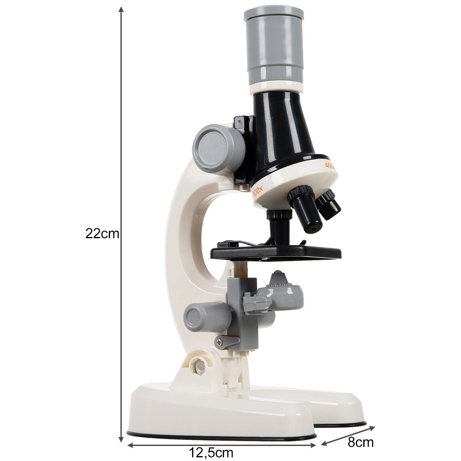 Digitális mikroszkóp LED lámpával és 3 lencsés objektívvel, 100x400x1200x nagyítással (BB-19761) (12)