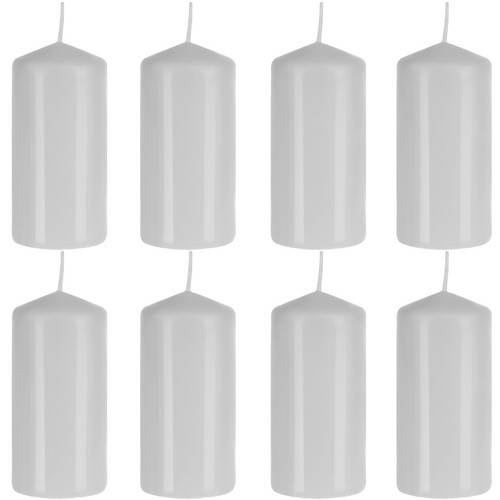8 darabos illatmentes gyertya készlet – 20 órás égési idővel, fehér (BB-20686) (3)
