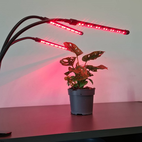 Flexibilis csíptethető-, és állítható 3 karos LED növénynevelő lámpa – 3 világítási móddal, 9 állítható fényerősséggel (BB-19242) (5)