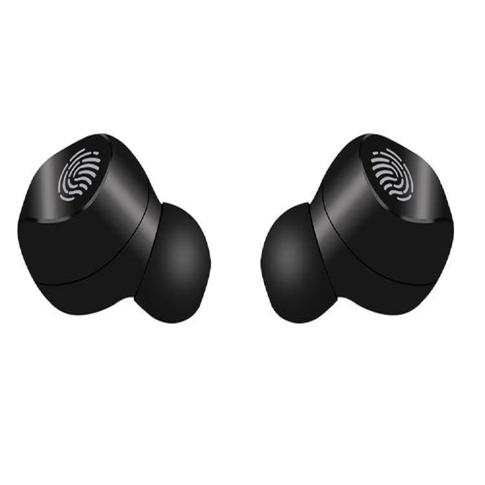 Vezeték nélküli Bluetooth fülhallgató LED kijelzővel, beépített powerbankkal-, és microUSB töltőkábellel – fekete (BB-16154) (2)