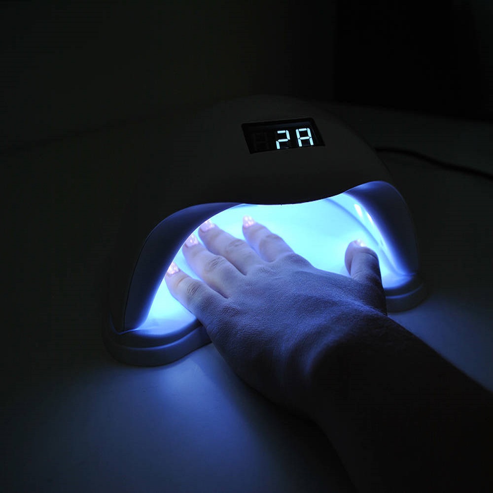 Digitális kijelzős műkörmös LED UV lámpa érzékelővel, időzítővel (BB-6462) (3)