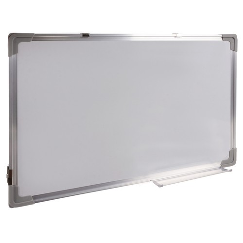 Többfunkciós, mágneses, felakasztható fehér tábla – tollakkal, mágnesekkel, szivaccsal, 60x40cm (BB-22752)1